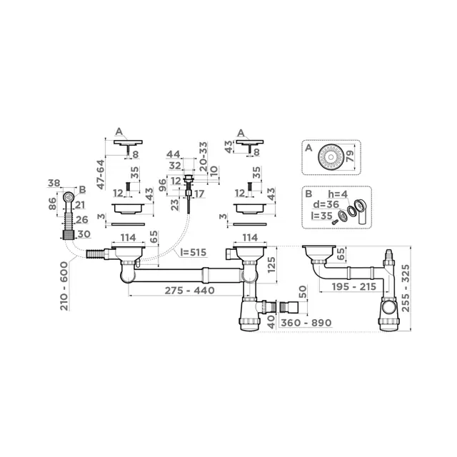 Omoikiri WK-1.5-CL-R-A.1